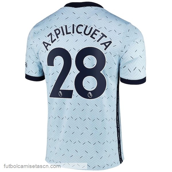 Camiseta Chelsea NO.28 Azpilicueta 2ª 2020/21 Azul